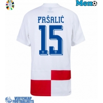 Croatia Mario Pasalic #15 Replica Home Shirt Euro 2024 Short Sleeve